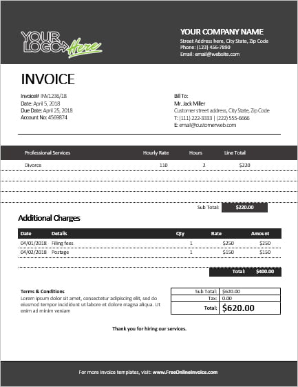 invoicing programs for attorneys